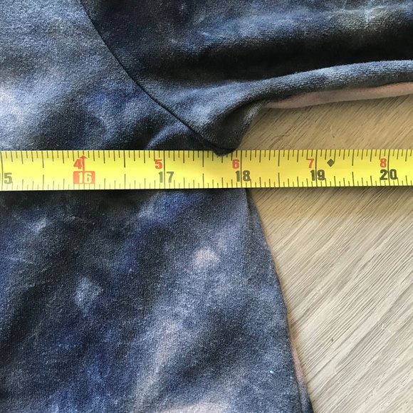 Olivia Sky SO SOFT Boho Hippie Bell Sleeve High-Low Tie-Dye Flowy Long-Line Med - Picture 4 of 5